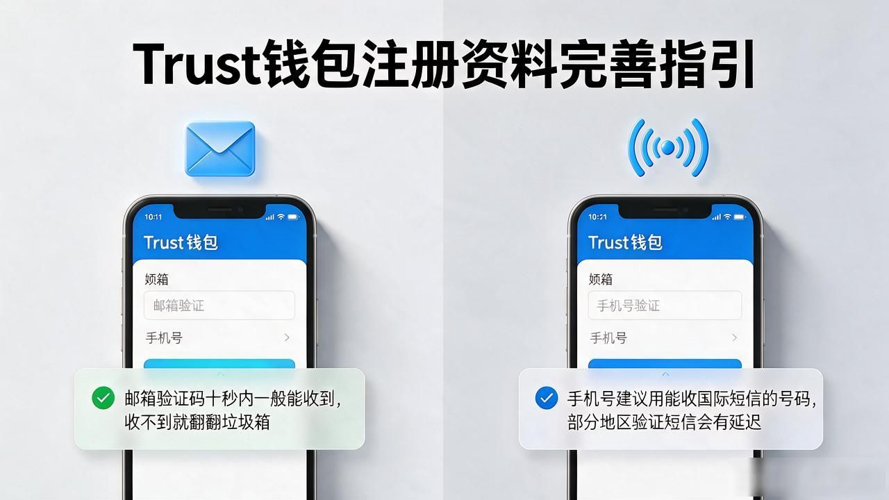 Trust钱包注册资料没补全?几步搞定信息完善