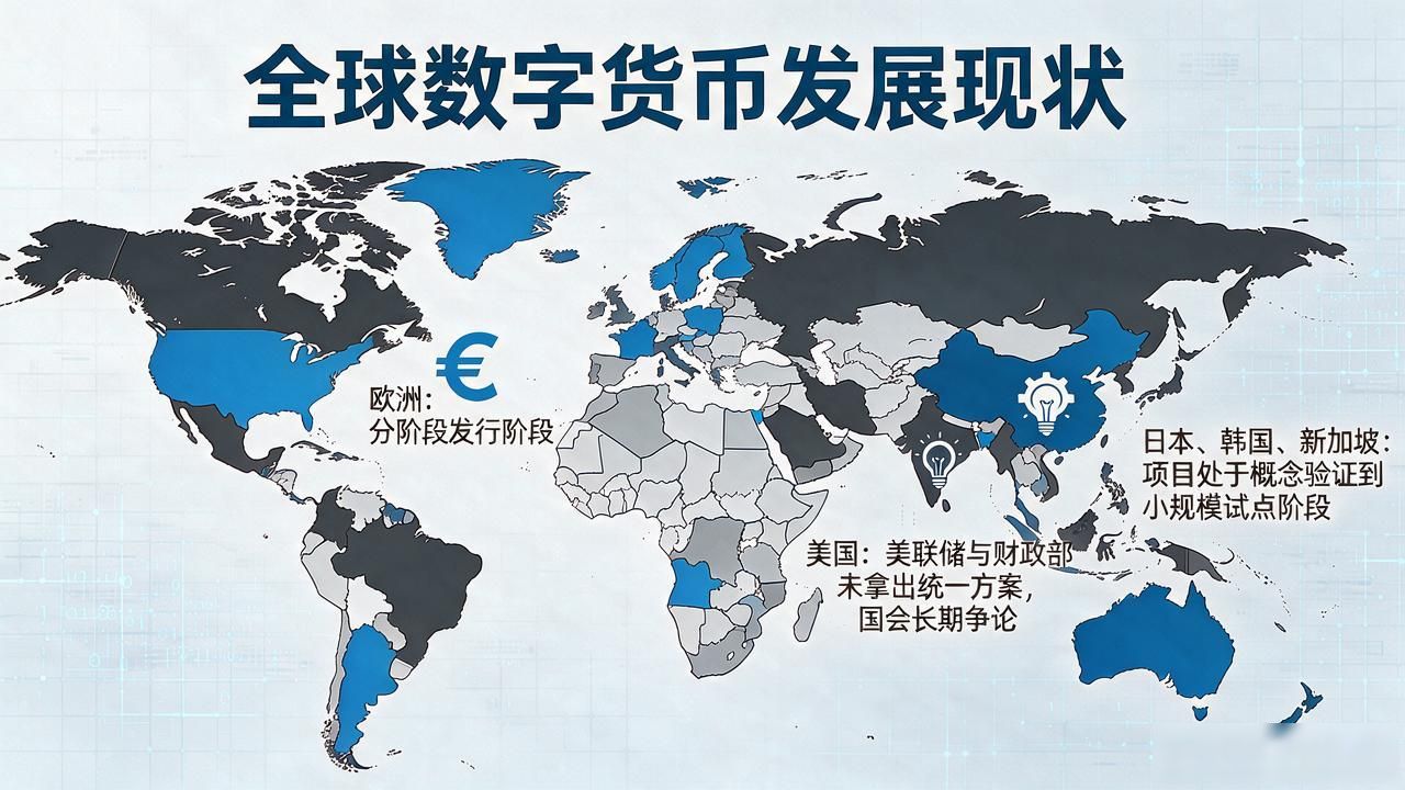 30个国家数字货币进展：能用的没几家，大部分还在实验室