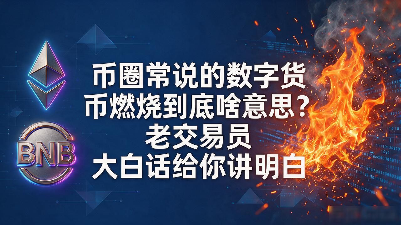 币圈常说的数字货币燃烧到底啥意思?老交易员大白话给你讲明白