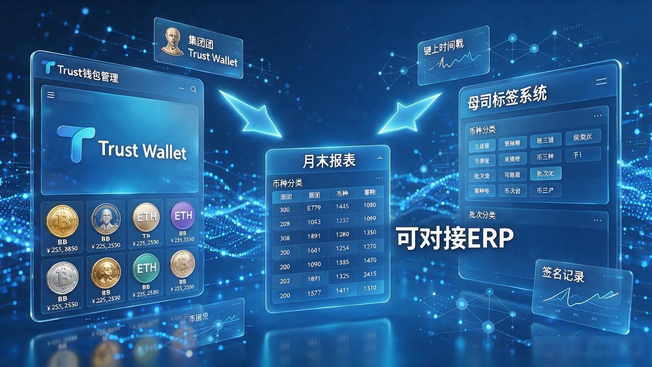 企业数字资产怎么管?Trust钱包从初创到上市都能用