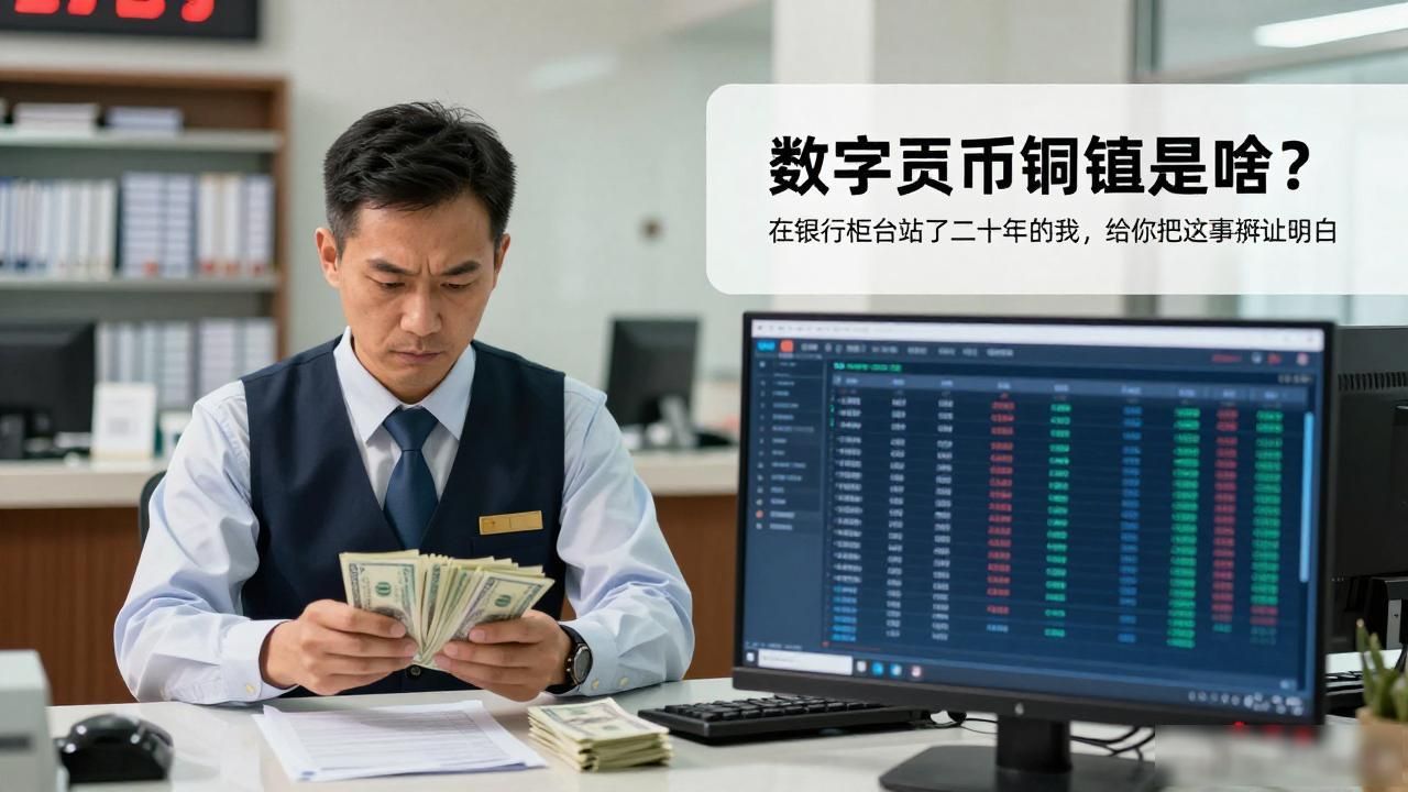 数字货币到底是啥？在银行柜台站了二十年的我，给你把这事掰扯明白