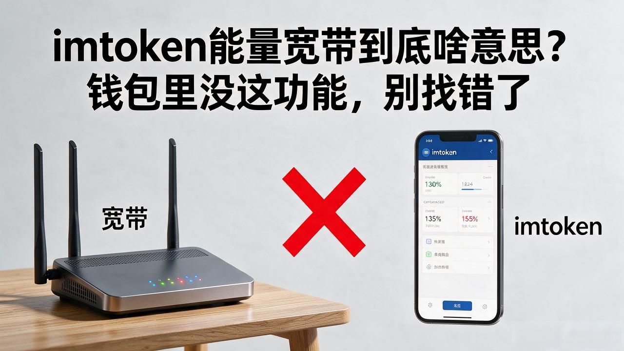 imtoken能量宽带到底啥意思？钱包里没这功能，别找错了