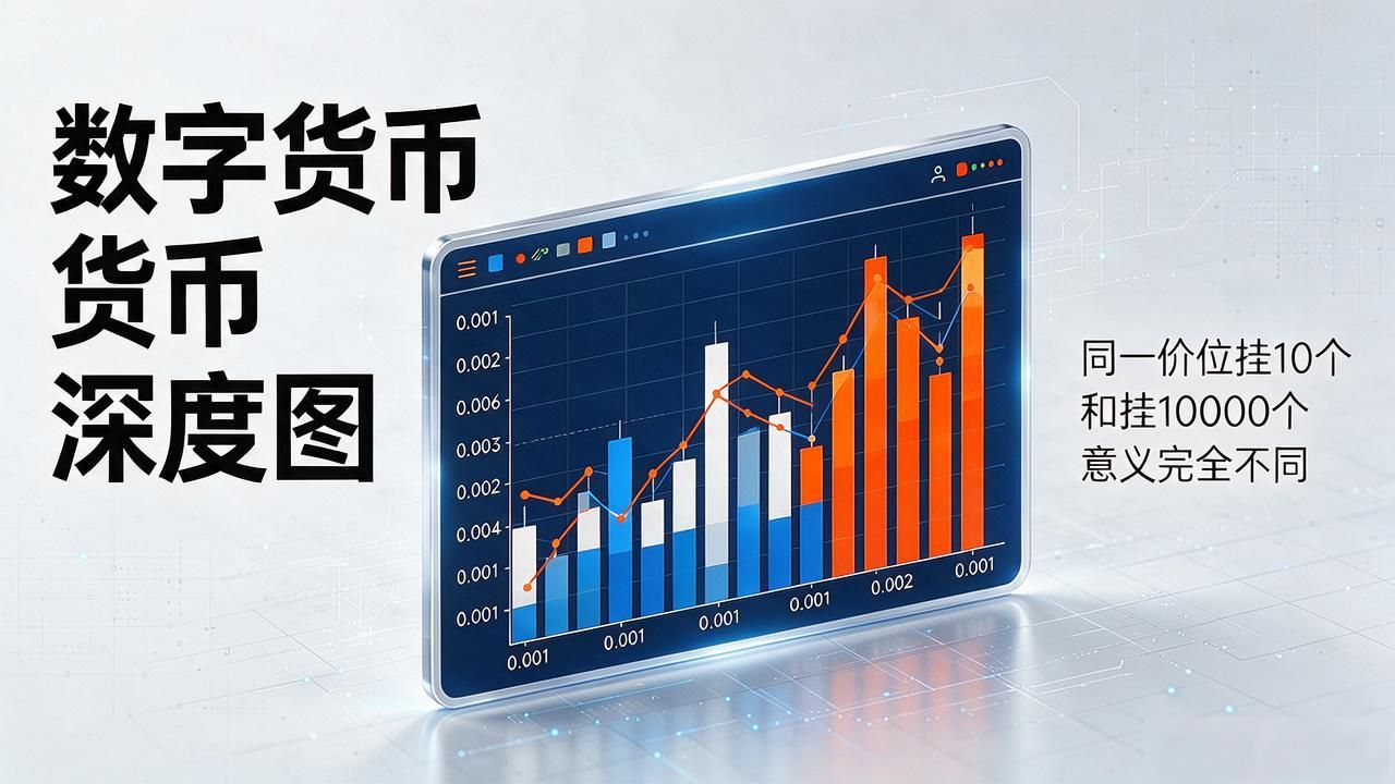 数字货币深度图怎么看？买卖挂单虚实怎么分清，别再被假单晃