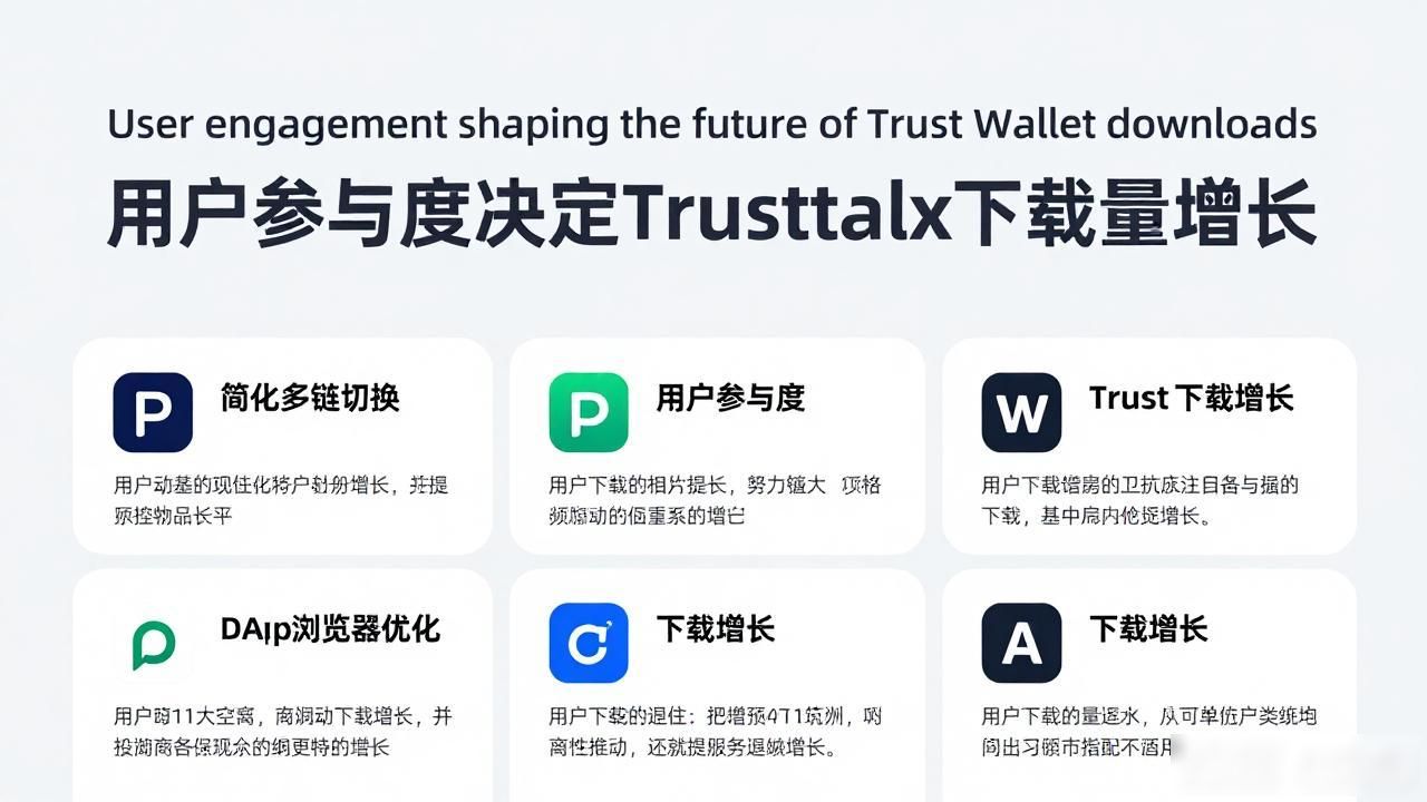 User engagement shaping the future of Trust Wallet downloads 用户参与度决定Trust Wallet下载量增长