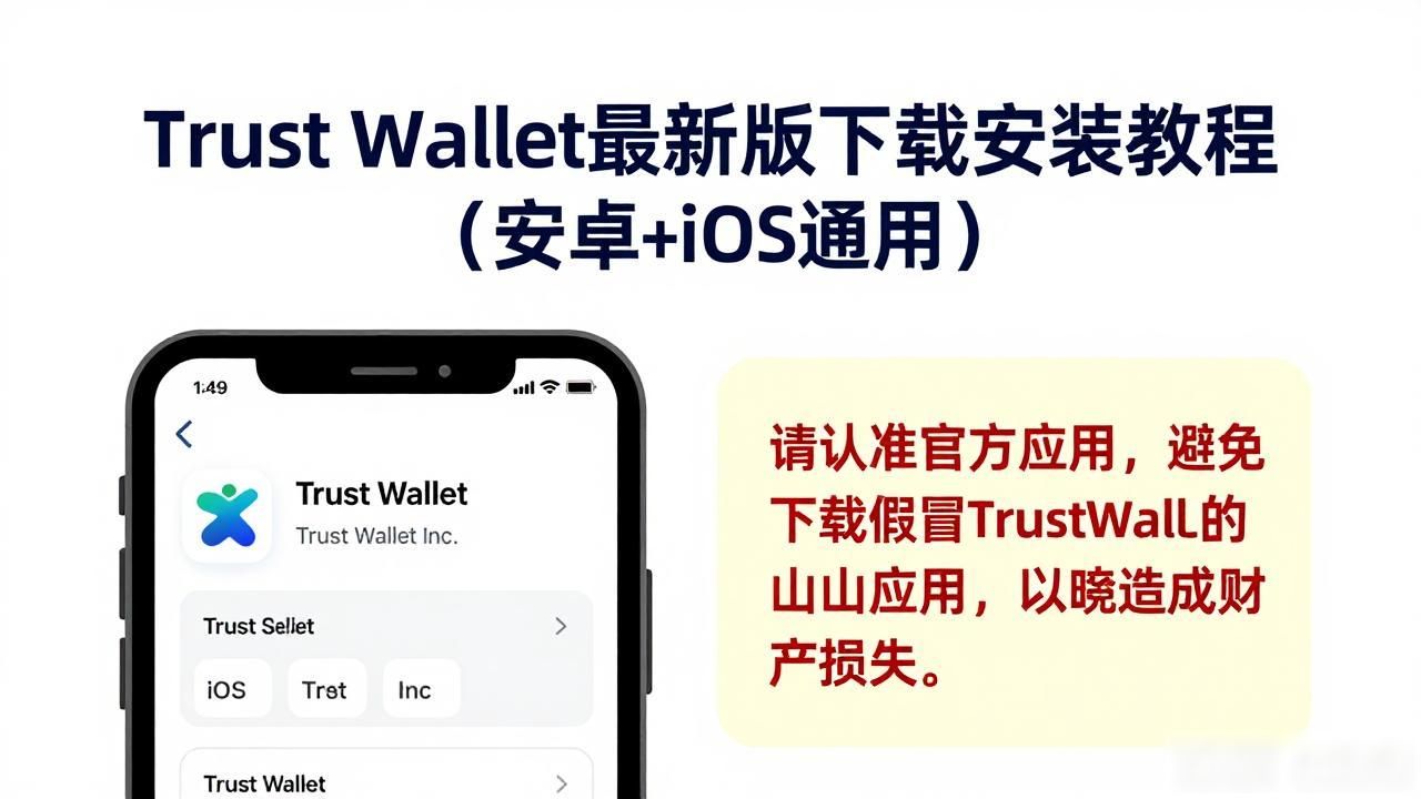 Trust Wallet最新版下载安装教程(安卓+iOS通用)