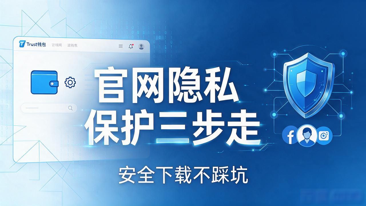 下Trust钱包怕遇假网站？官网隐私保护三步走，安全下载不踩坑